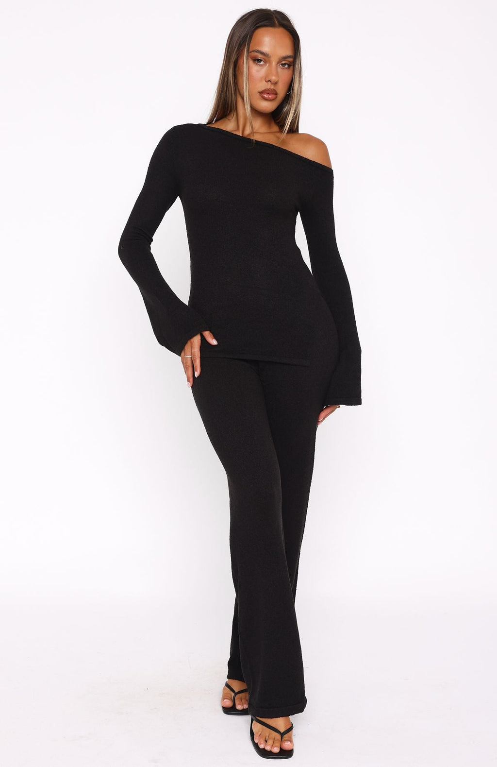 Pantalones "We'll Be Fine" negros